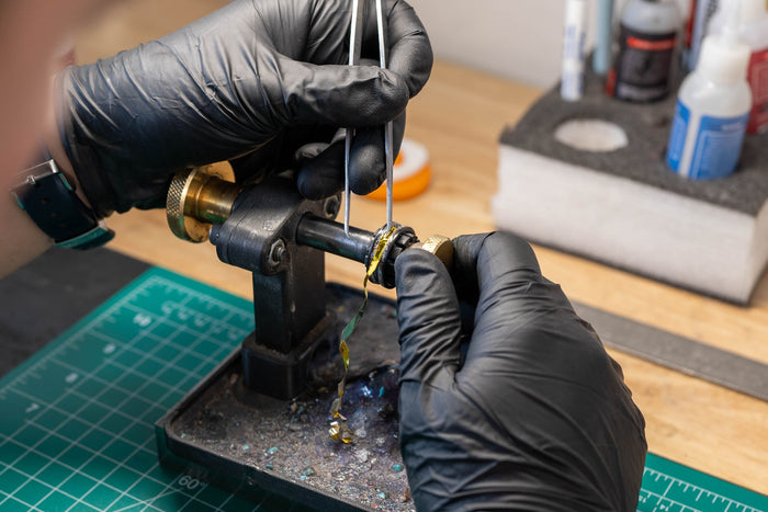 Apollo 11 Kapton Foil & Lunar Meteorite Wedding Ring