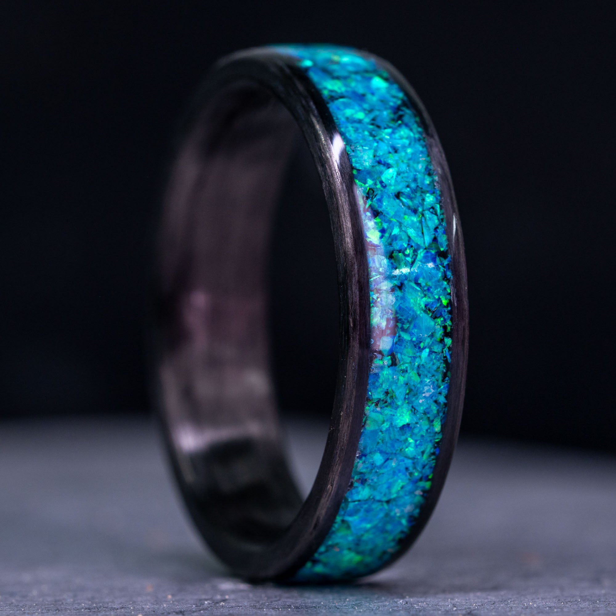 Aqua Carbon selling Fiber Glow Ring