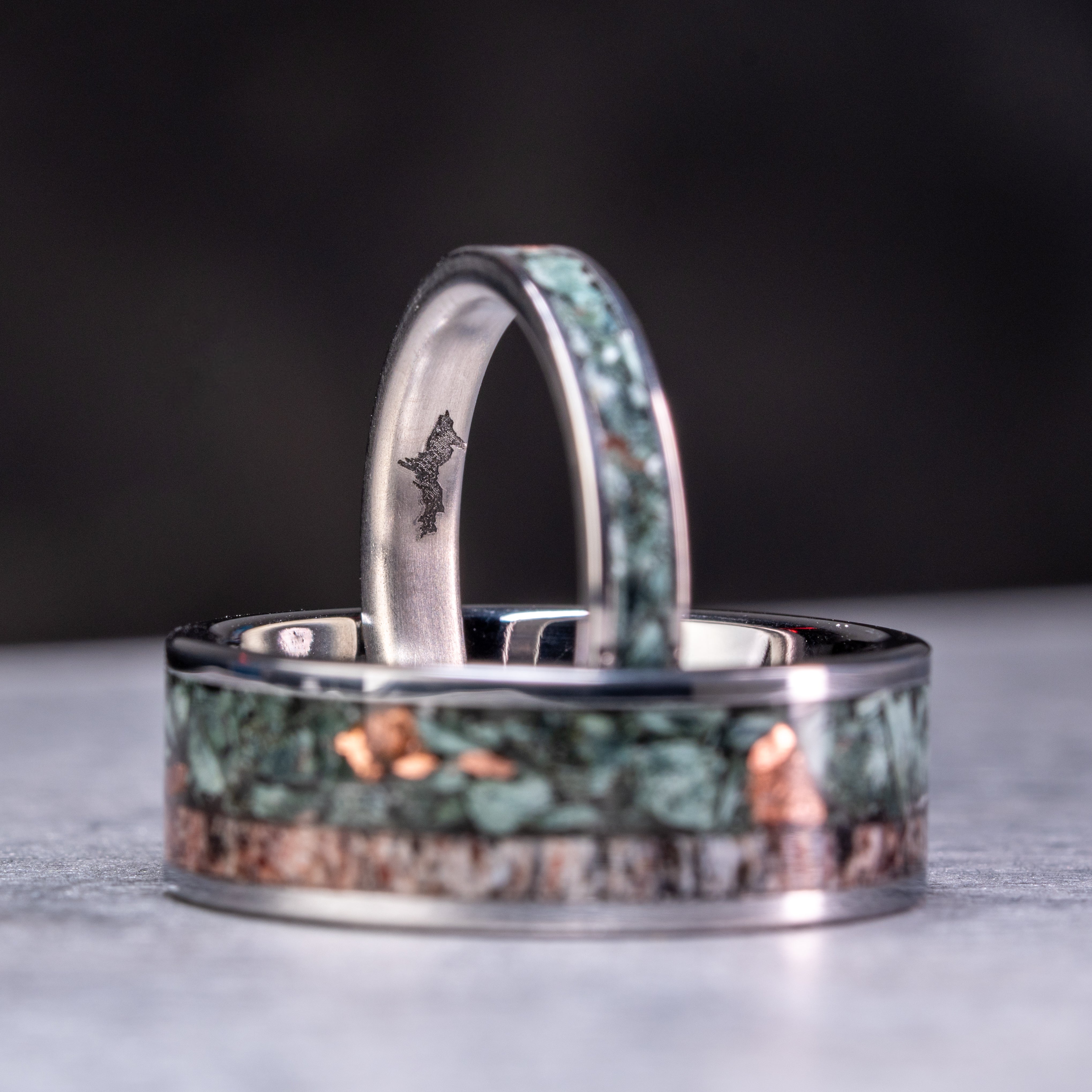 Alice Custom Thin Engraved Ring | Caitlyn Minimalist