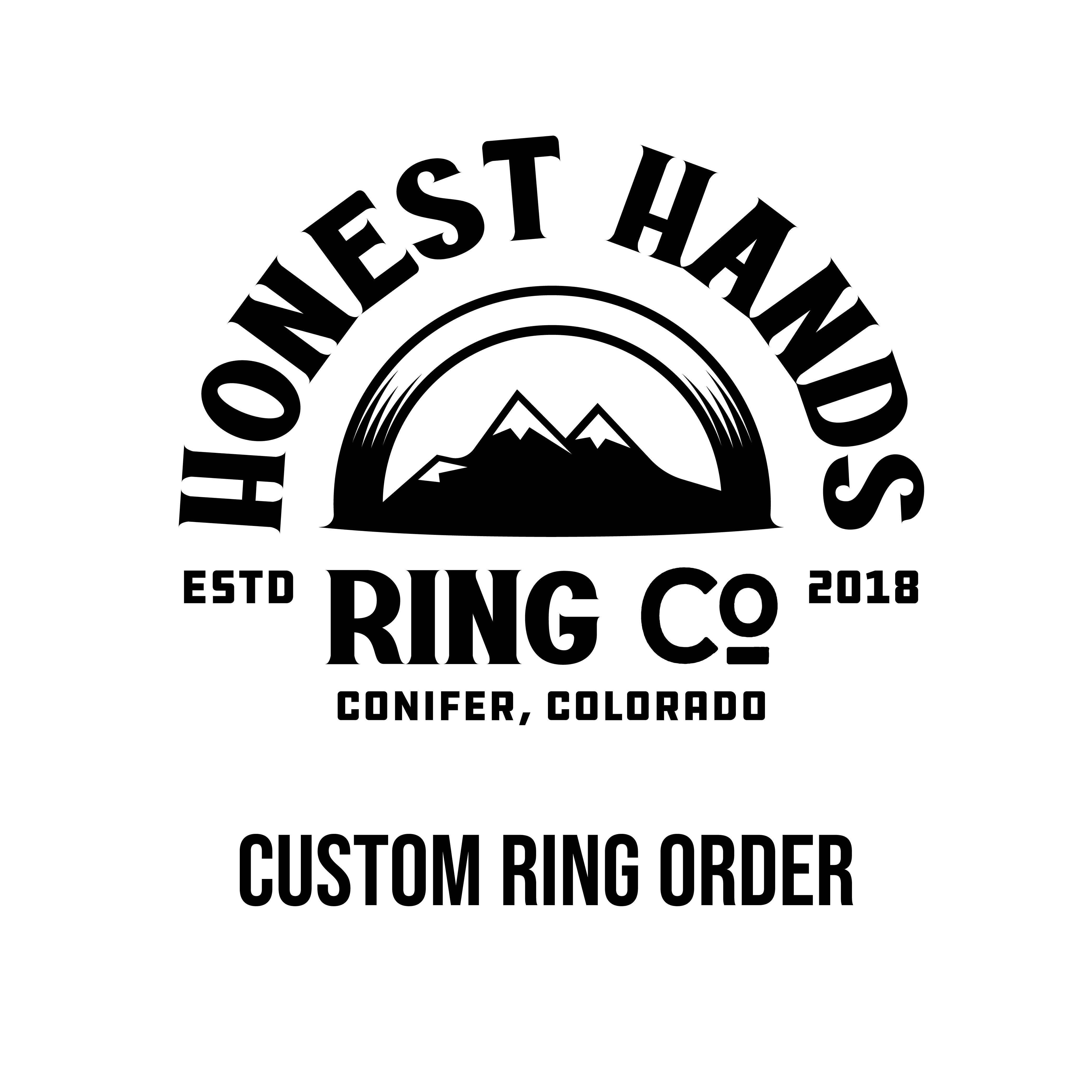 Courtney's Custom Ear Mountain Range Ring