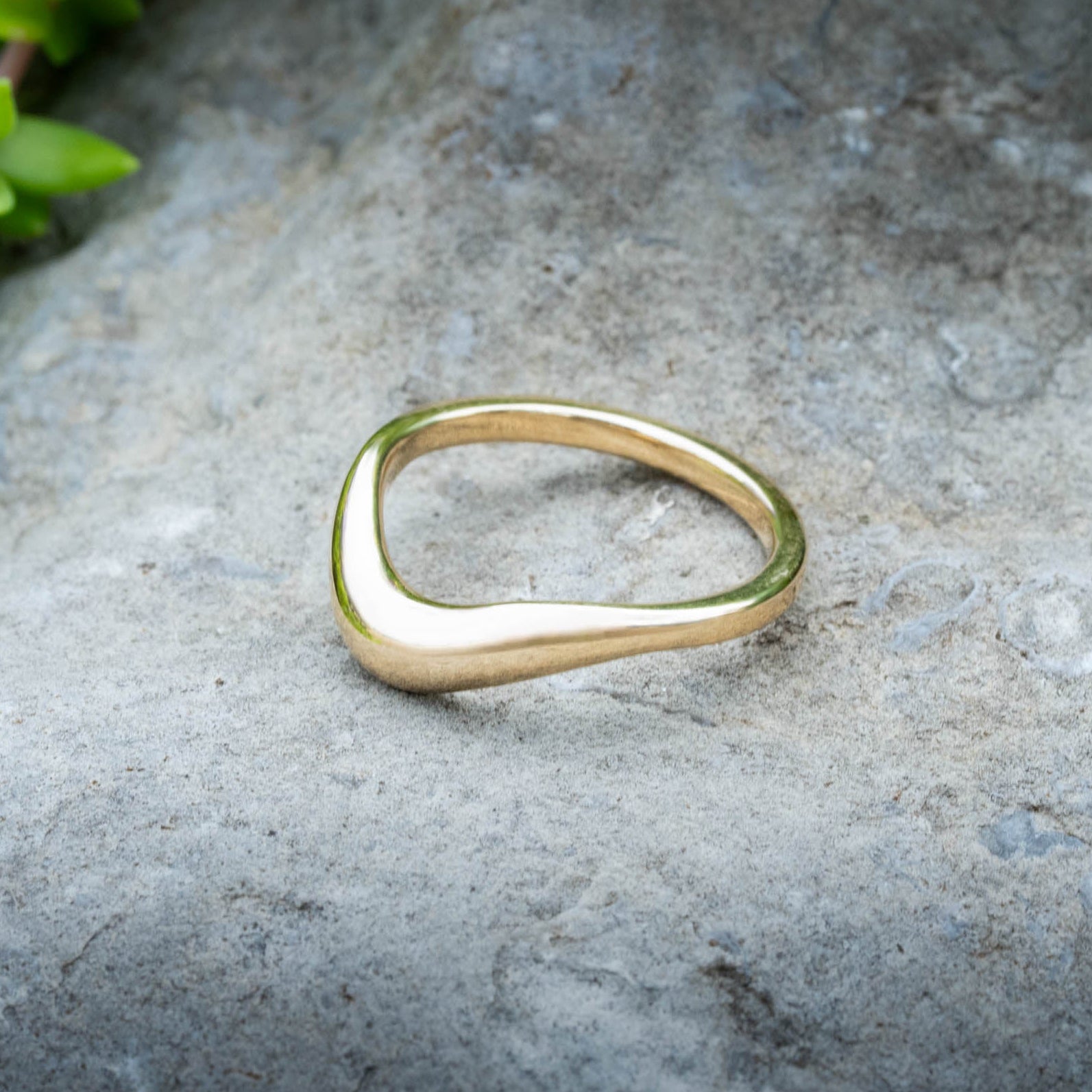 Flowing Gold Ring