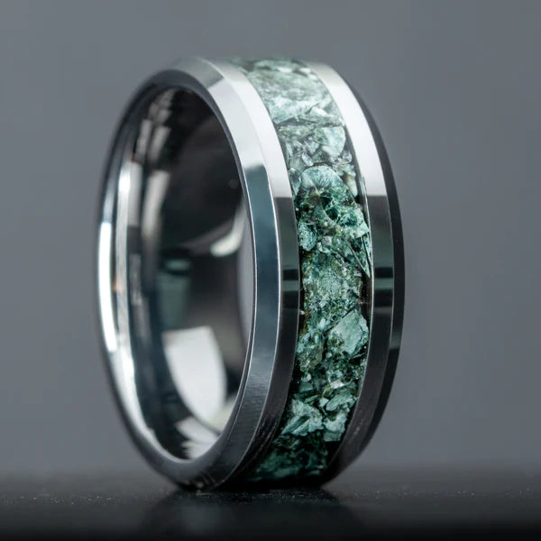 MIchael's Tungsten Greenstone Ring